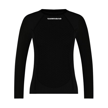 Tricou SHIMANO fund femei VERTEX LONG BASE LAYER negru S/M