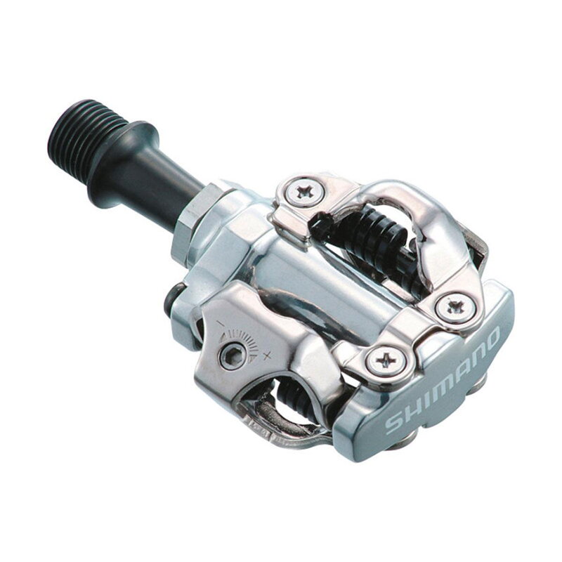 SHIMANO PD-M540 SM-SH51 Pedale MTB SPD argintii + plăcuțe