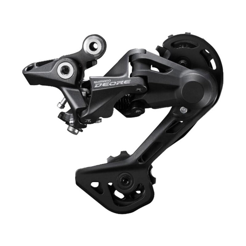 SHIMANO Schimbător Deore RD-M4120 10 viteze negru cu patină super lungă Shadow 