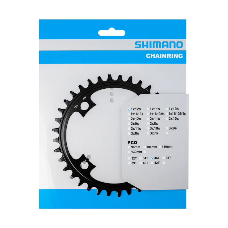 SHIMANO 12-viteze Foaie 36 dinți fără adaptor cu 4 brațe pentru STEPS E8000